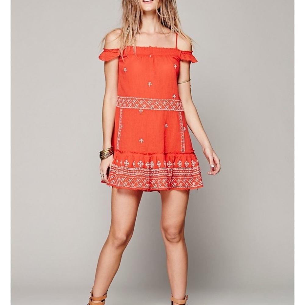 Free People Flounce Slip Dress